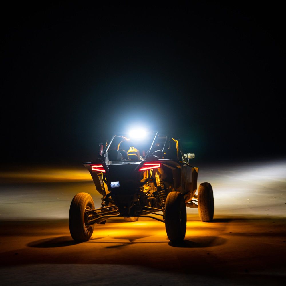 KC HiLiTES Multi-Function Chase Bar Kit - Rear-Facing LED Light Bar for Polaris RZR