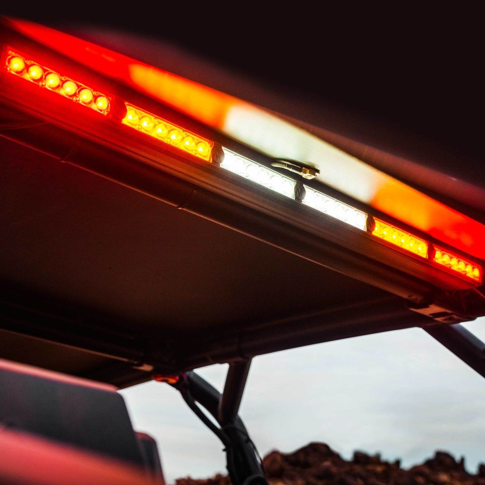 KC HiLiTES Multi-Function Chase Bar Kit - Rear-Facing LED Light Bar for Polaris RZR