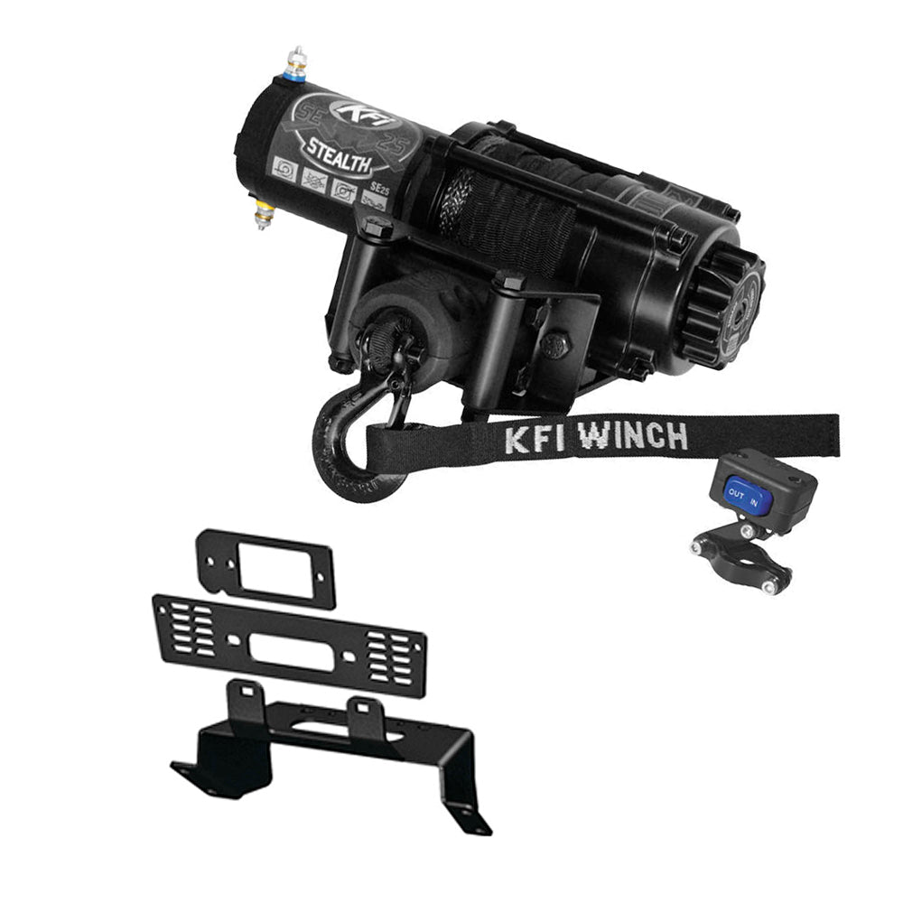 KFI 2500 lb Assault Winch And Optional Mount
