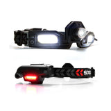 Risk Racing FLEXIT Headlamp PRO 6.5 - 650 lumens with 240 Halo Lighting 00387