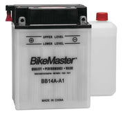 Performance Conventional Battery For Yamaha YTM200 Tri-Moto 1983-1985 White