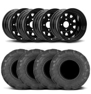 ITP Delta Steel 12" Wheels And Mayhem Tires [26x9-12]