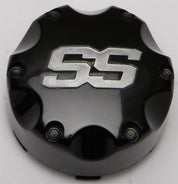 ITP Cast Aluminum Wheel Center Cap Black 4/110 4/115 B110SS