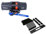 Viper V2 ATV Winch Kit 3500 lb Standard Spool With 40 Feet Blue Synthetic Rope With Mount For Honda Rancher 350/450 2000-2003