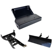 Denali Black UTV Snow Plow Kit For Yamaha Wolverine RMAX2 1000 2020-2021