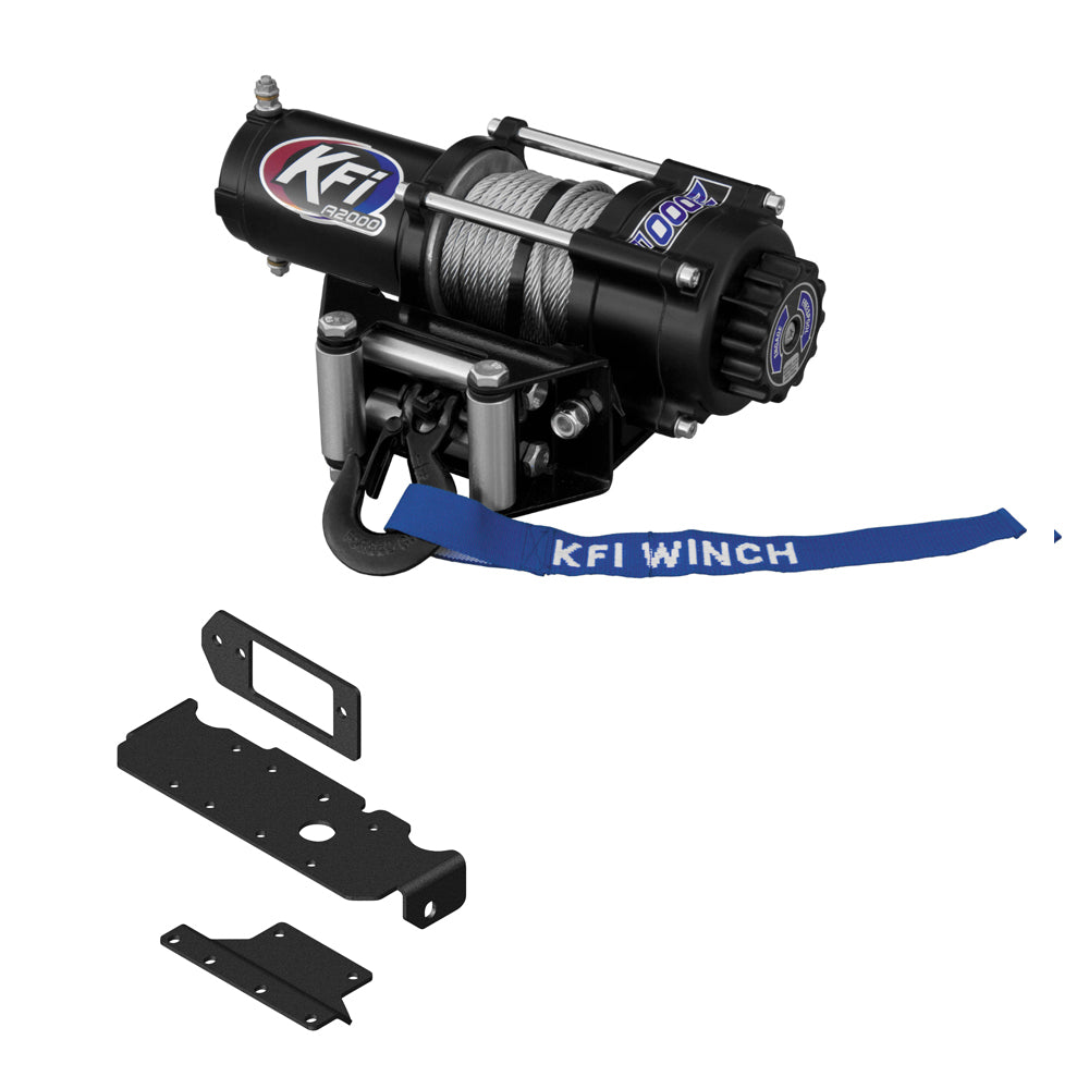 KFI 2000 lb Winch And Optional Mount