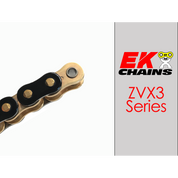 EK 520-ZVX3 Motorcycle Drive Chain (Specify Links and Color) Rivet Master Link