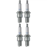 Set 4 NGK Standard Spark Plugs for Kawasaki KX100 2013-2009 Engine 100cc