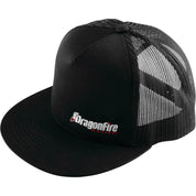 DragonFire Racing Logo Snap Snapback Hat - Black - 13-0066