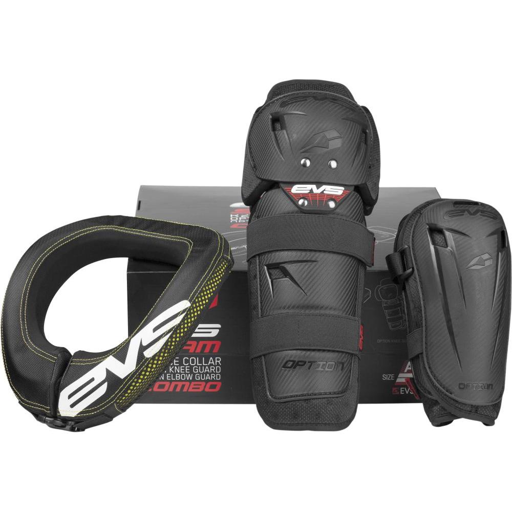 EVS Slam Combo Protection Package Black - SLAM2-A