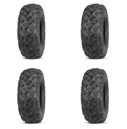 Set of 4 ATV QUADBOSS Tires (QBT447 25x10-12 Front/Rear)
