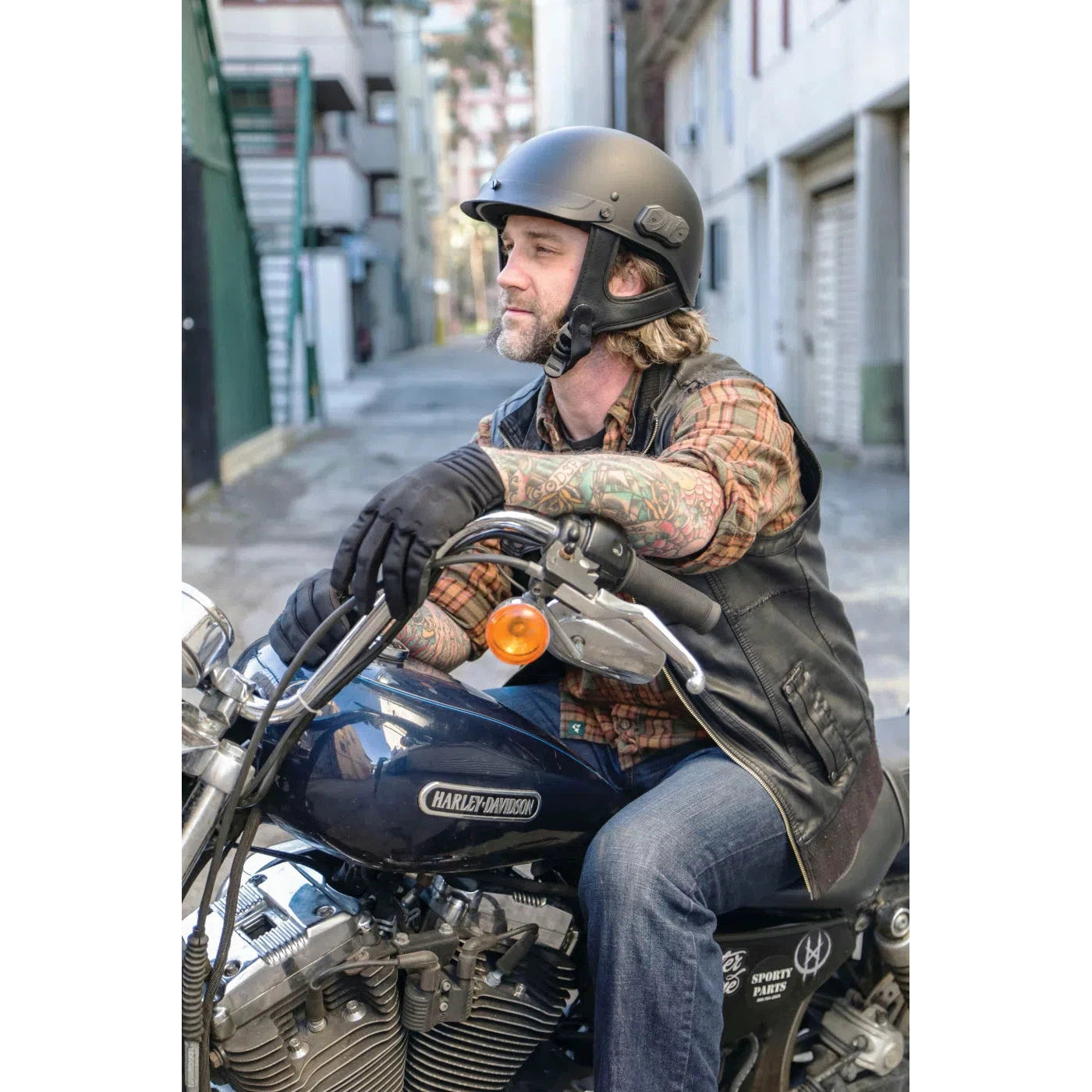bluetooth half motorcycle helmet SENA Cavalry Bluetooth Half Helmet Matte Black XS Cavalry-CL-MB-XS – Lionparts Powersports
