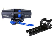 Viper V2 ATV Winch Kit 3500 lb Standard Spool With 40 Feet Black Synthetic Rope With Mount For Polaris Sportsman Models 2005