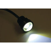 Letric Lighting Royal Flush Mount G2 LED 3-Wire, 9/16", Black/White/Amber