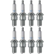 Set of 8 NGK Standard Spark Plugs for Kawasaki KX125-J 1993-1992 Engine 125cc