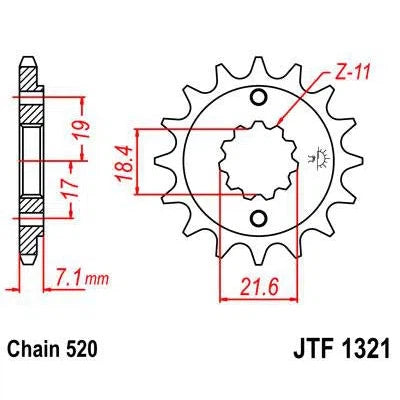 Front & Rear Sprocket Kit for HONDA CBR250 R/RA-B,C,D 11-13 JT Sprockets