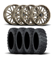 ITP Hurricane 20" Bronze Wheels And Versa Cross XTR Tires [33x10-20]