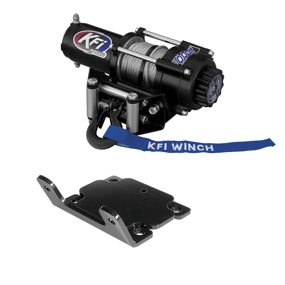 KFI 2000 lb Winch And Optional Mount