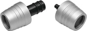 Kuryakyn Lodestar Silver Front Axle Sliders 3826