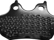 EBC V-Pad with Chromed Backing Plate Semi-Sintered Rear - FA400VLD