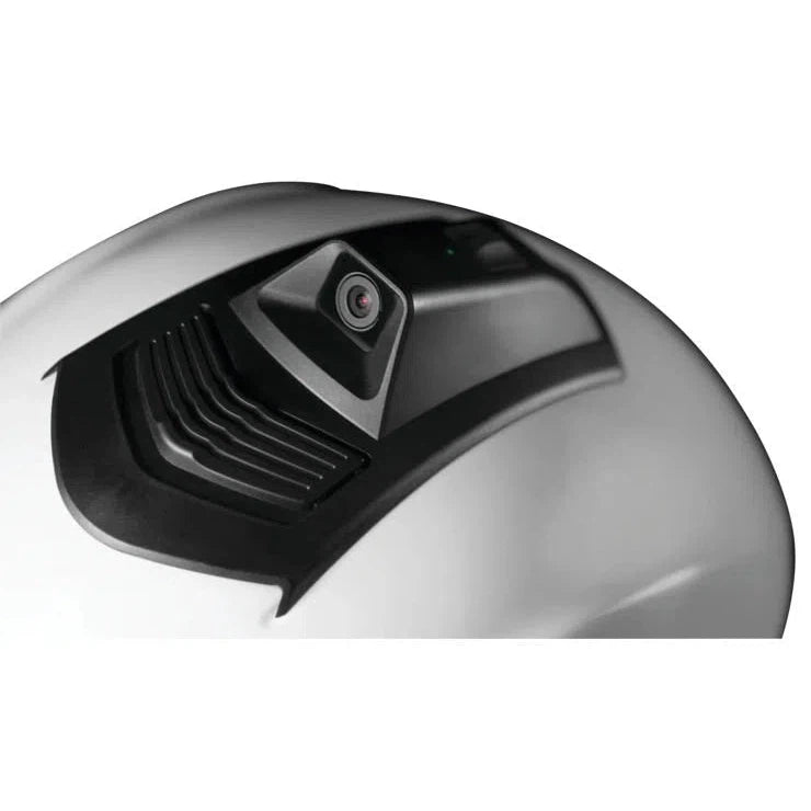 SENA Momentum Pro Dual Bluetooth Camera Helmet Glossy White MD MO-PRO-GW-M-01