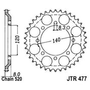 Front & Rear Sprocket Kit for KAWASAKI KLR600-KL600A1,B1-B4 84-90 JT Sprockets