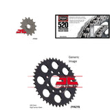 520 Chain Natural, Front & Rear Sprocket Kit for Street HONDA CM250C 1982