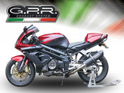 GPR Furore Nero Double Slip-on Exhaust For Aprilia Sl/Falco 1000 2000-2004