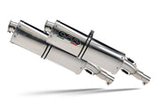 GPR Trioval Double Slip-on Exhaust For Aprilia Pegaso 3 650/Pegaso i.e. 1997-2004