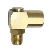 AGM Products Brake Reservoir Cap 90 Degree Air Fitting Adapter AGM-BPB-1490