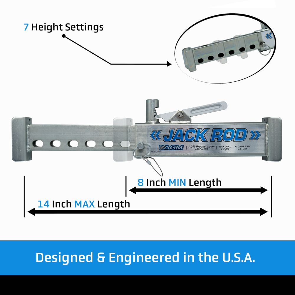 AGM Products Jack Rod 3.5 Ton AGM-FJA-1010