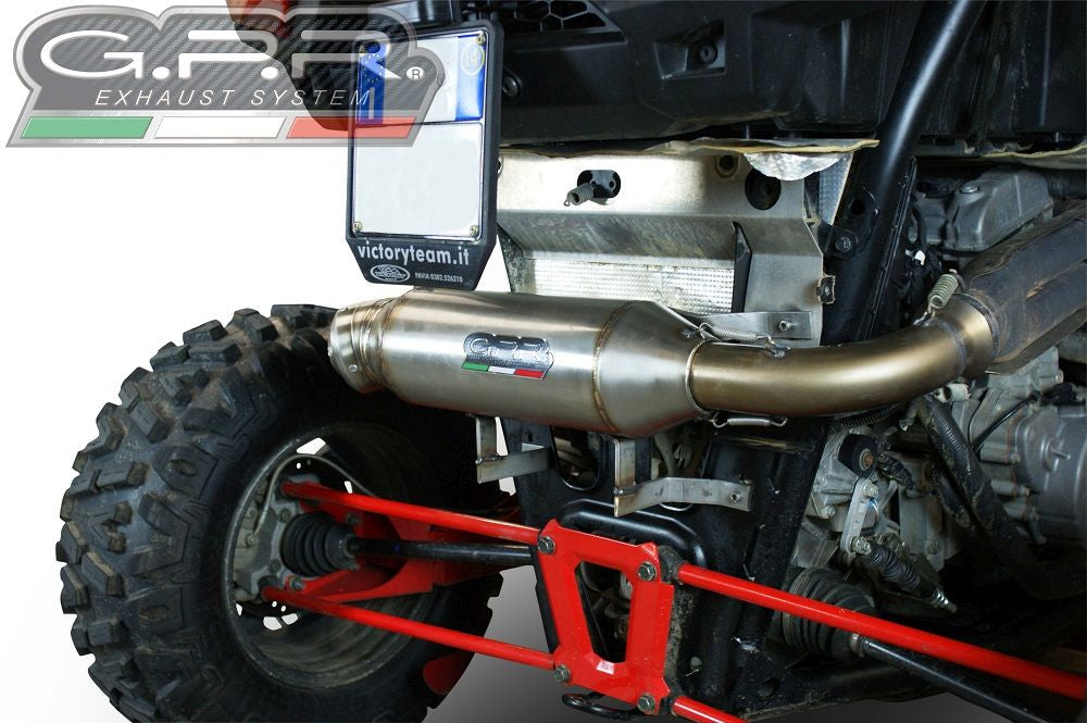 GPR Power Bomb Slip-on Exhaust For Polaris Rzr XP 1000 2014-2023 ATV.42.BOMB