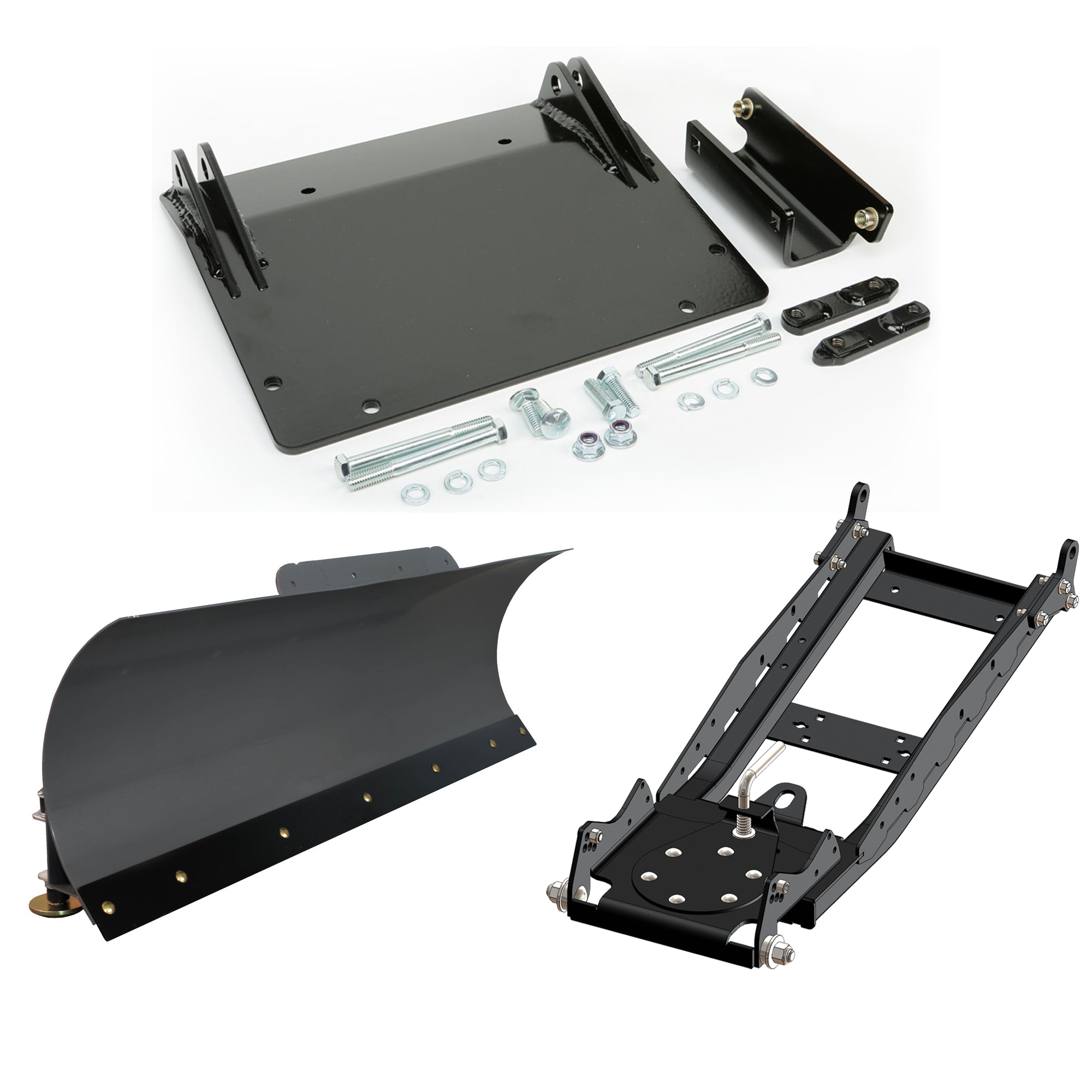 KFI UTV Snow Plow Kit For Kawasaki Teryx 750 2008-2013-60" Steel Blade - 105060