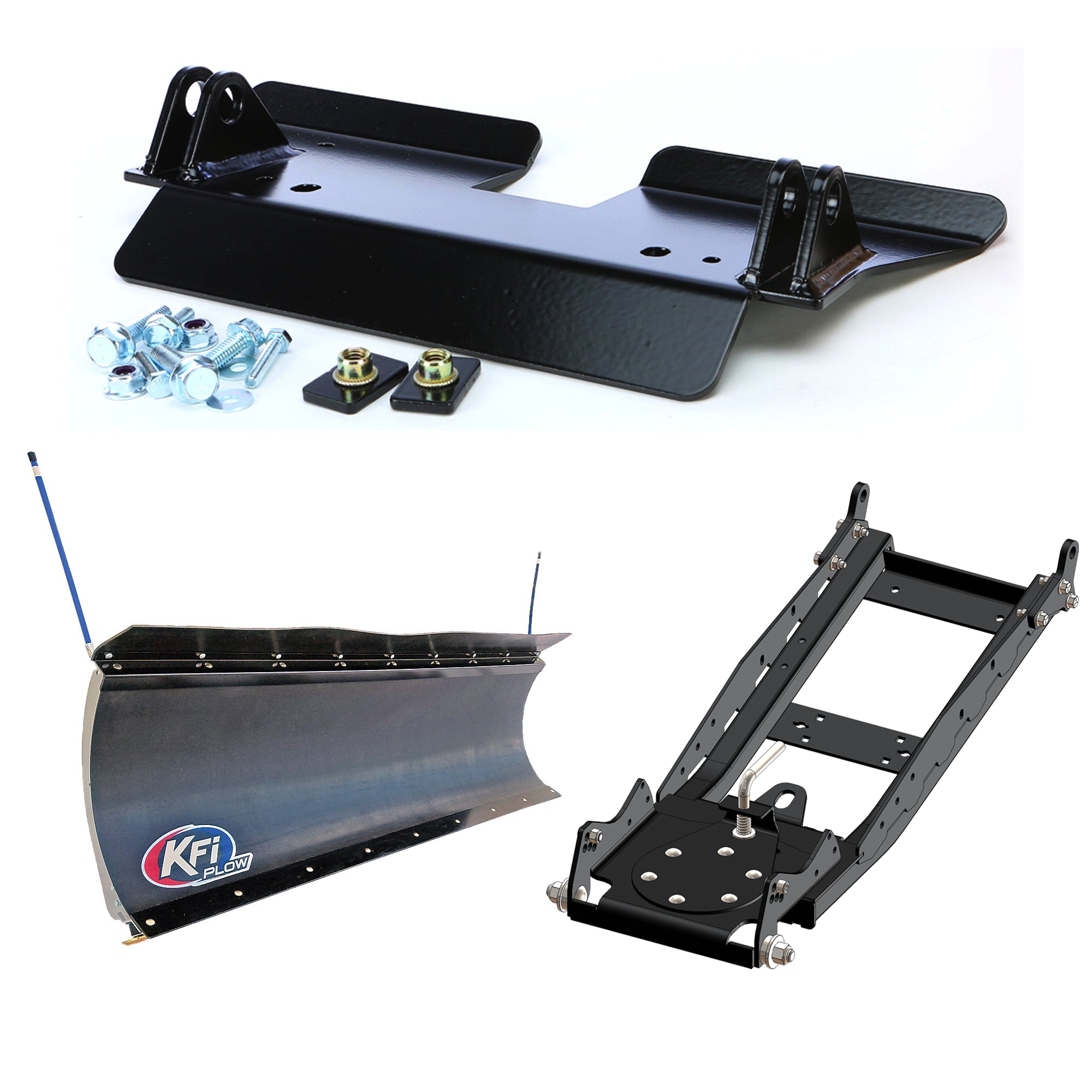 Kfi Snow Plow KFI Can Am Utv Complete Plow Kits Kfi Products 105275 Utv ...