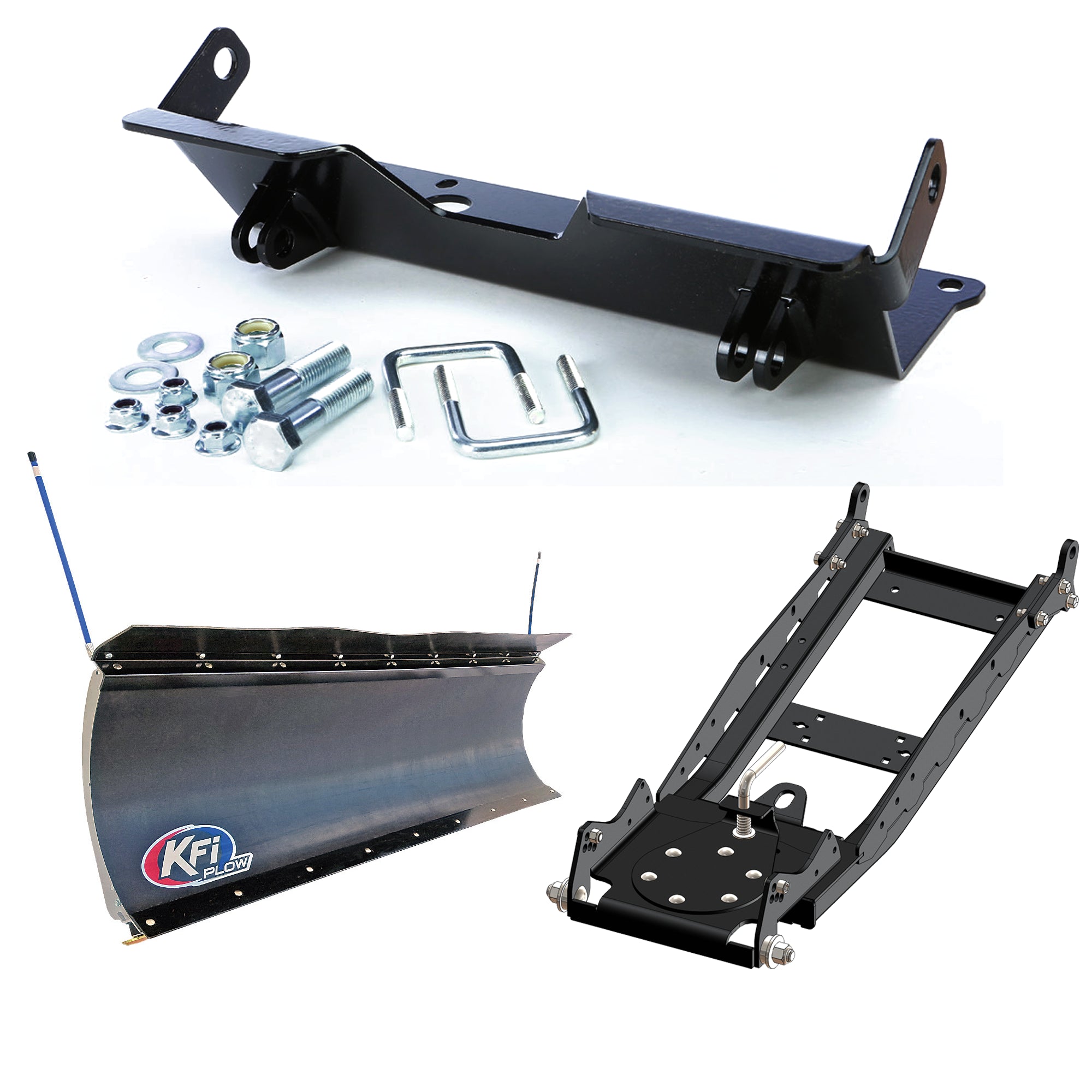 KFI UTV Snow Plow Kit For Arctic Cat Prowler HDX 500 4X4 2014-2015-72" Pro-Poly Blade - 105872