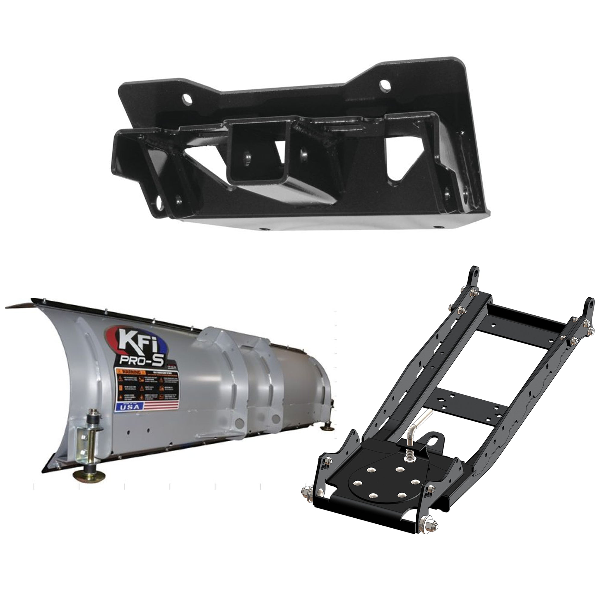 KFI UTV Snow Plow Kit For Bobcat 3200/3400 2011-2014-66" Steel Blade - 105066