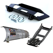 KFI UTV Snow Plow Kit For Kawasaki Mule 3010 KAF950B 4x4 Diesel 2001-2008-66" Steel Blade - 105066