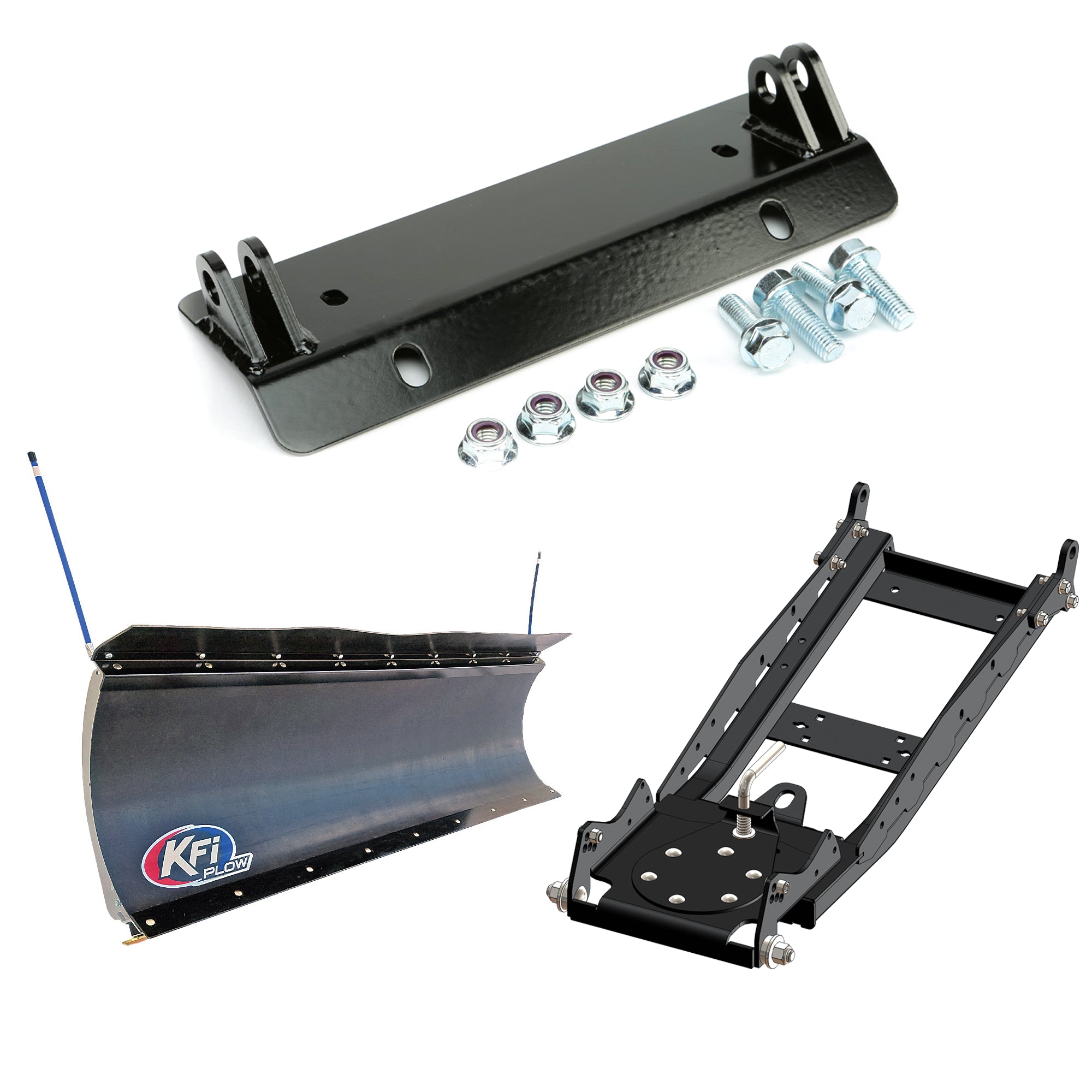 KFI 72 UTV Snow Plow Kit JOHN DEERE GATOR XUV 850D MODEL YEAR 2007 2010 08 Eq