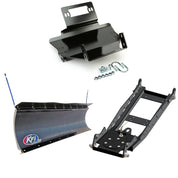 KFI UTV Snow Plow Kit For Kawasaki Mule 600/610 2005-2016-72" Pro-Poly Blade - 105872