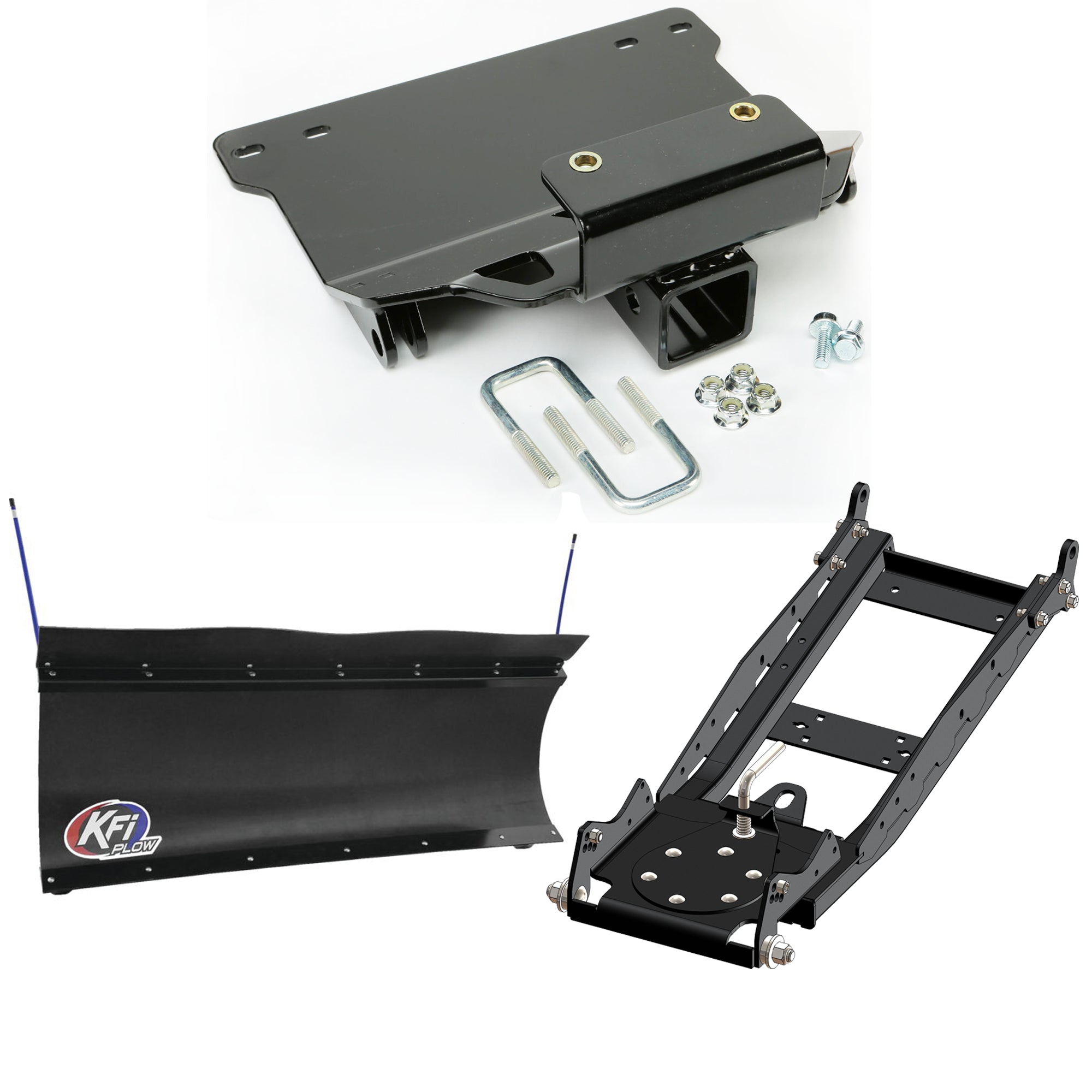 KFI UTV Snow Plow Kit For Yamaha Viking VI 2015-2023-60" Pro-Poly Blade - 105860