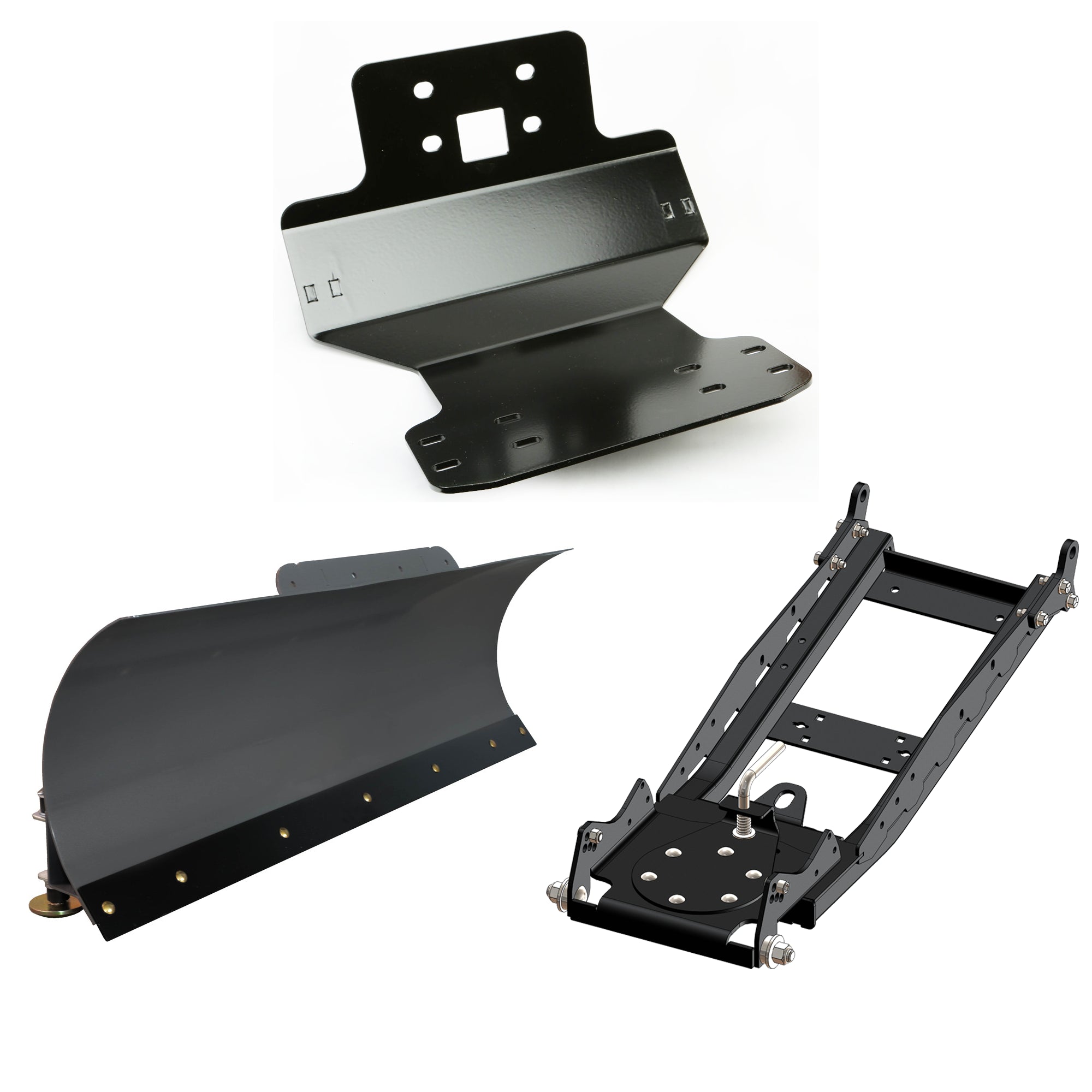 KFI UTV Snow Plow Kit For John Deere Gator XUV 620i 4X4 2007-2010-60" Steel Blade - 105060