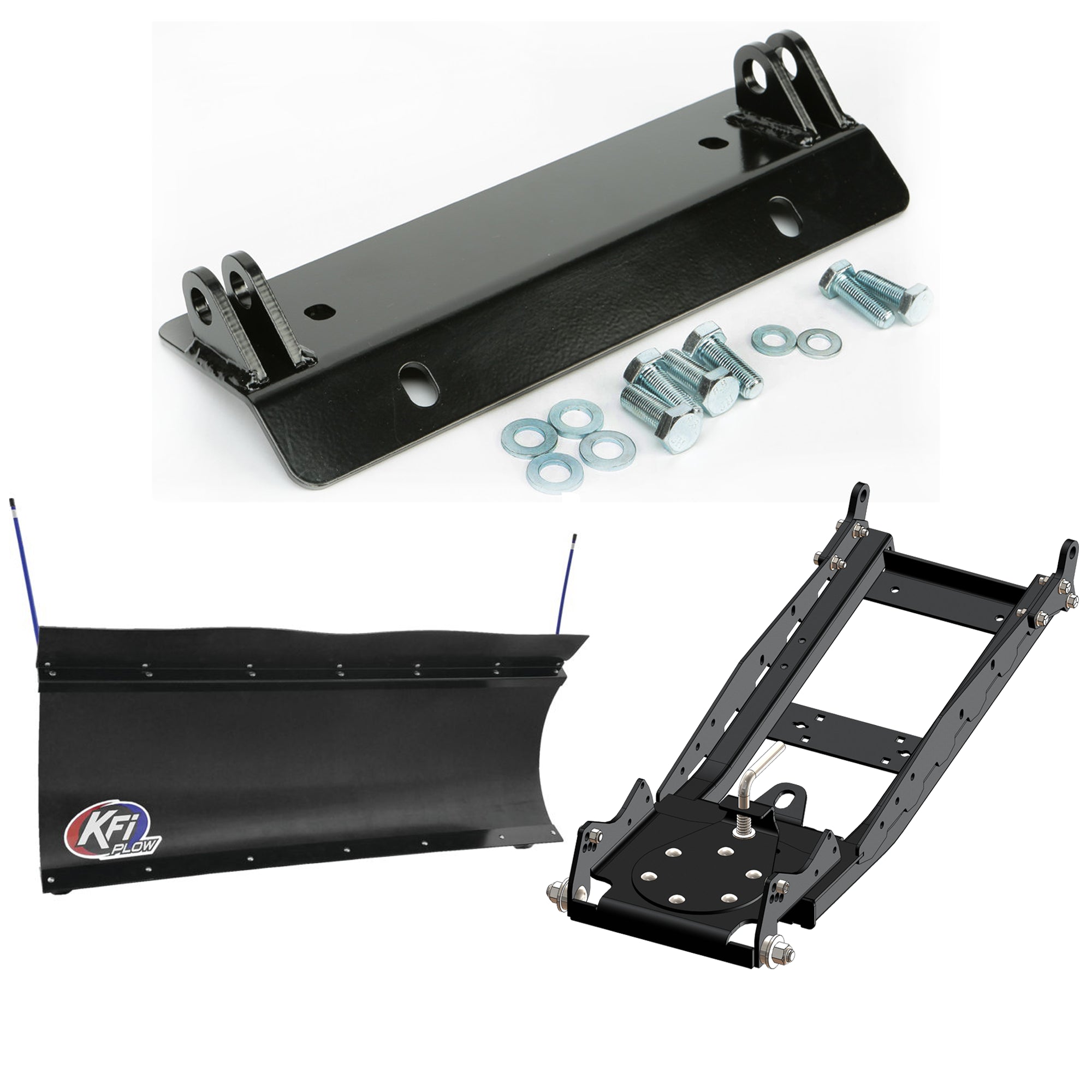 KFI UTV Snow Plow Kit For Cub Cadet Challenger 500 2015-2017-60" Pro-Poly Blade - 105860