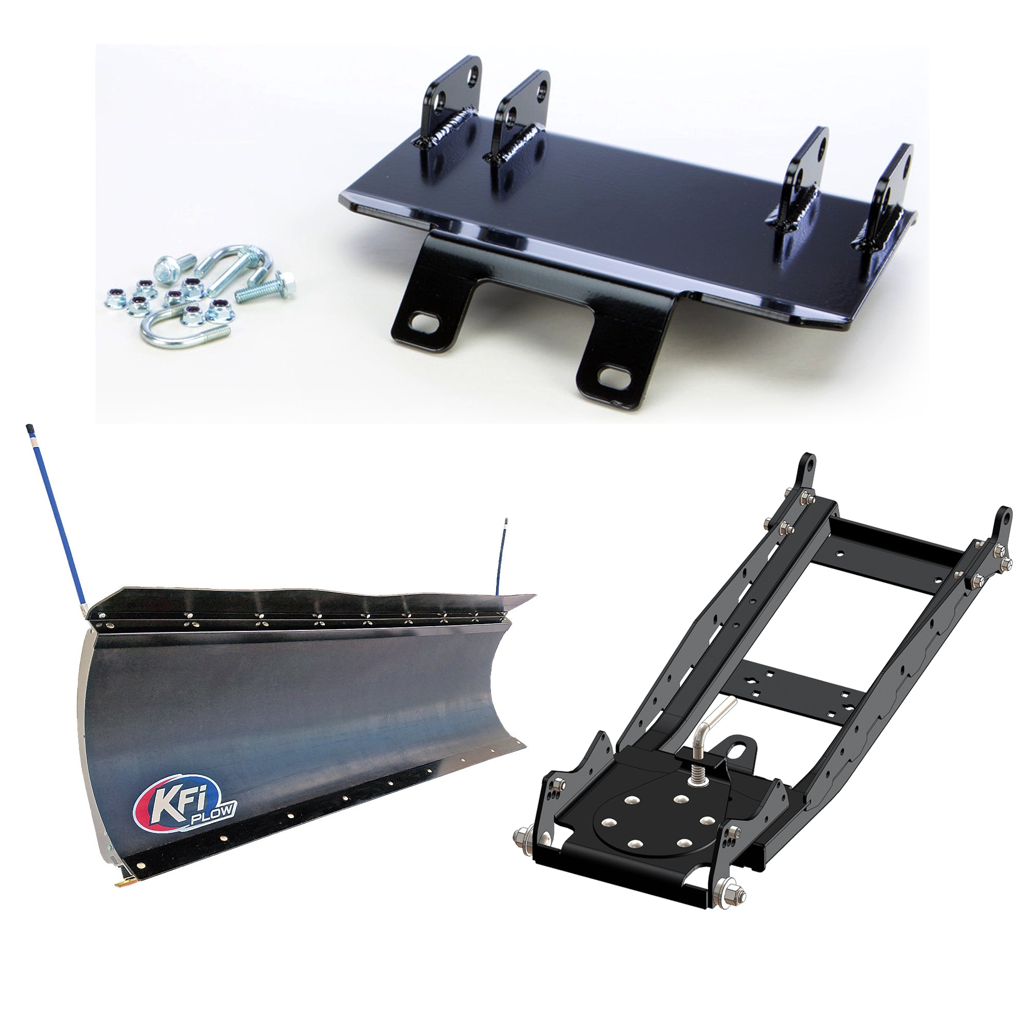KFI UTV Snow Plow Kit For CF-Moto ZFORCE 1000 EPS 2018-2019-72" Pro-Poly Blade - 105872