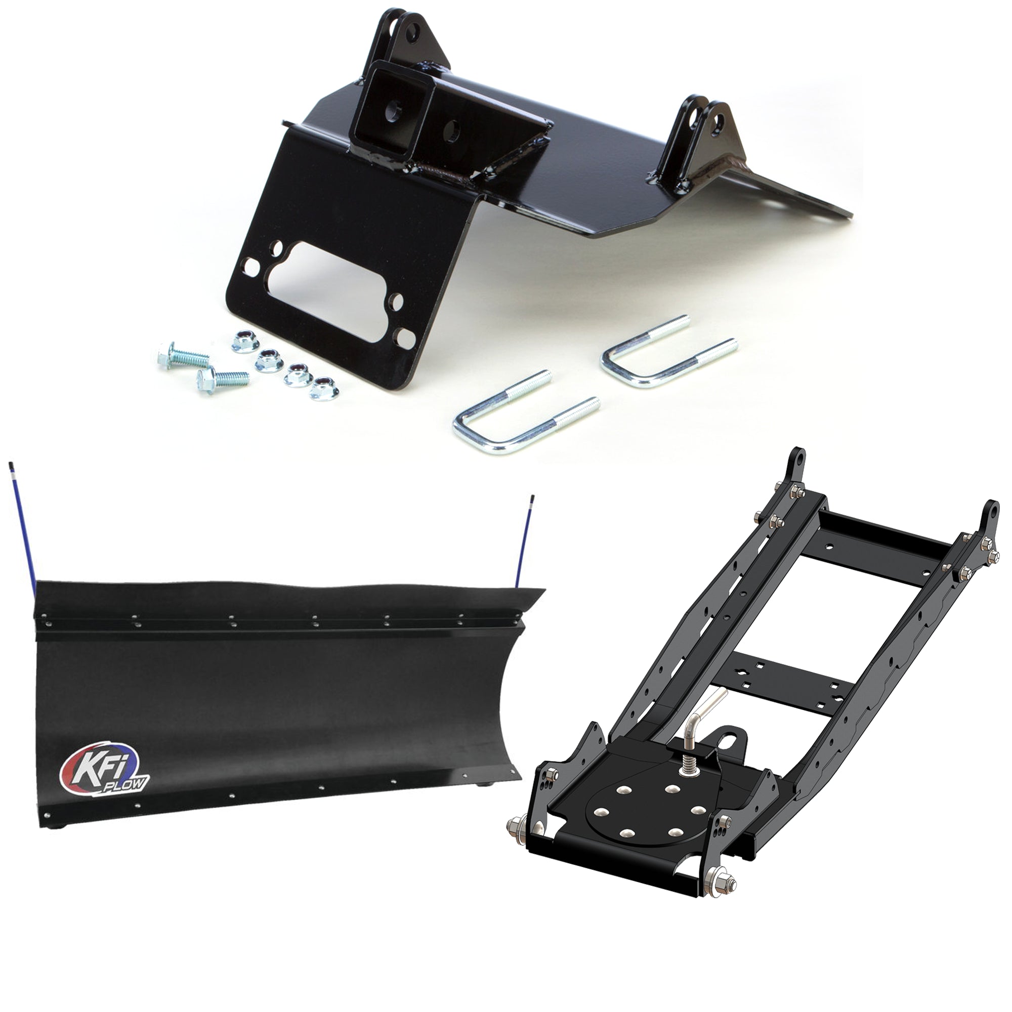 KFI UTV Snow Plow Kit For Yamaha Wolverine X2 850 YXE85 4x4 R-Spec 2019-60" Pro-Poly Blade - 105860