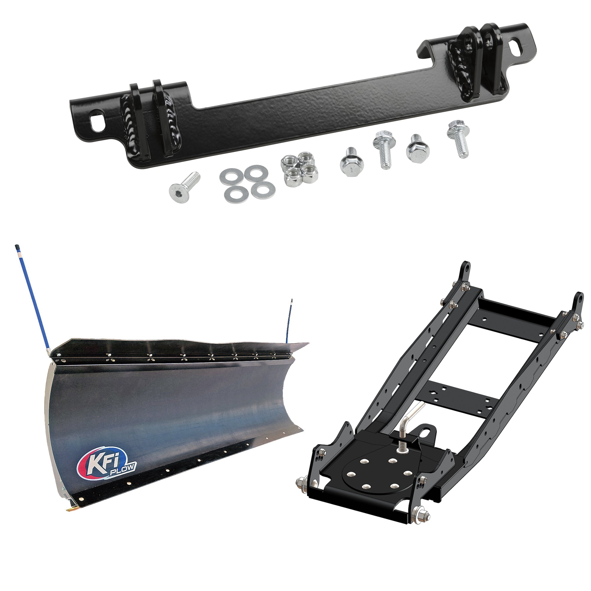 KFI UTV Snow Plow Kit For Arctic Cat Prowler HDX 700 2015-2017-72" Pro-Poly Blade - 105872