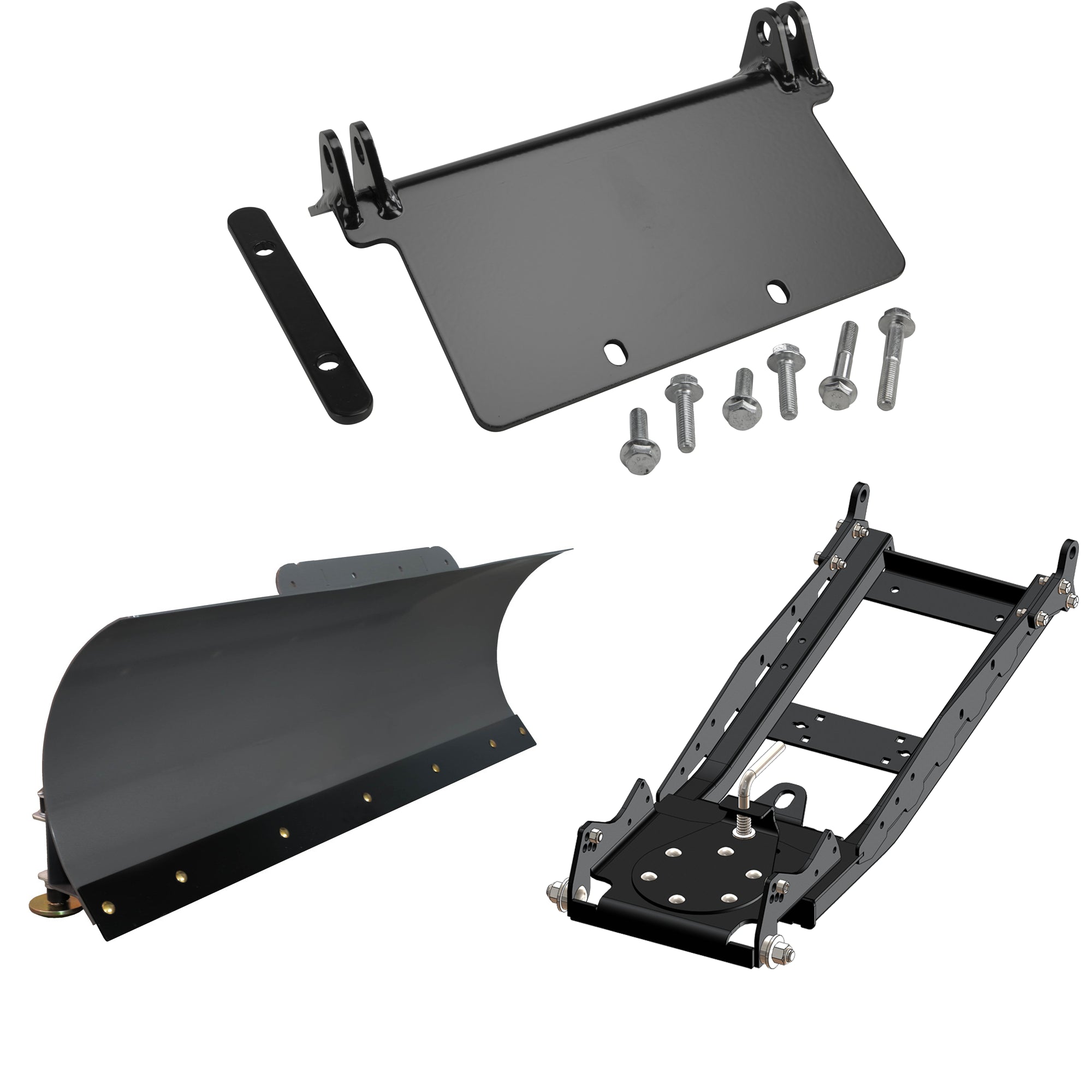 KFI UTV Snow Plow Kit For New Holland Rustler 850 2018-2021-60" Steel Blade - 105060