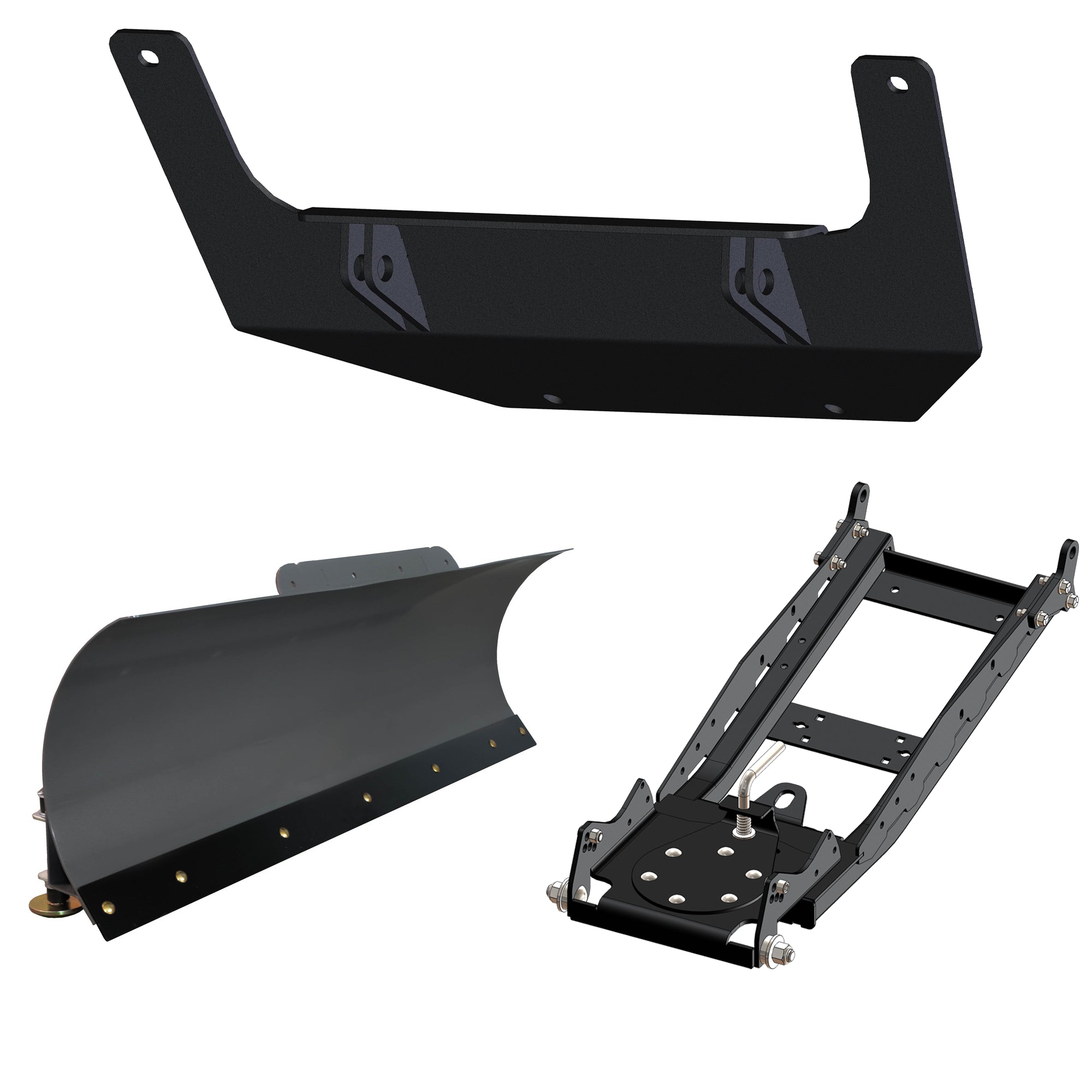 KFI UTV Snow Plow Kit For John Deere Gator XUV 835M 2018-2023-60" Steel Blade - 105060