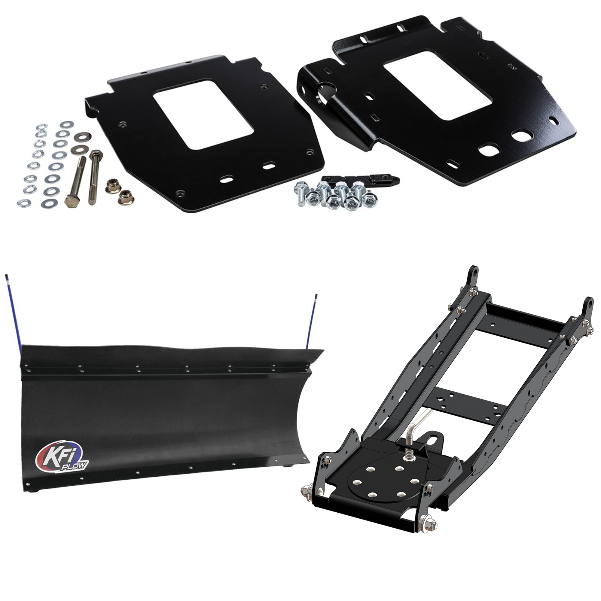 KFI UTV Snow Plow Kit For Polaris RZR Trail S 900/10002020-2023-60" Pro-Poly Blade - 105860