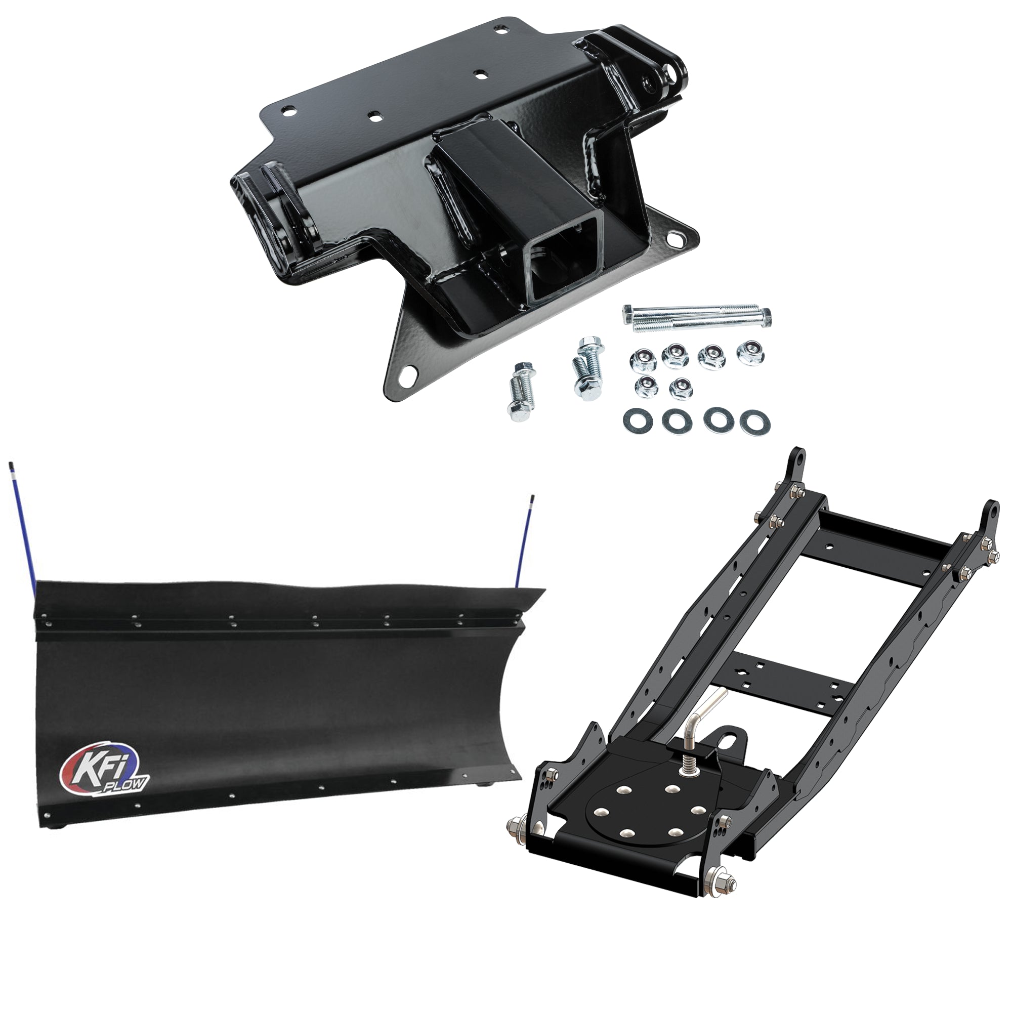 KFI UTV Snow Plow Kit For Can-Am Commander 1000/Max 1000 2021-2024-60" Pro-Poly Blade - 105860