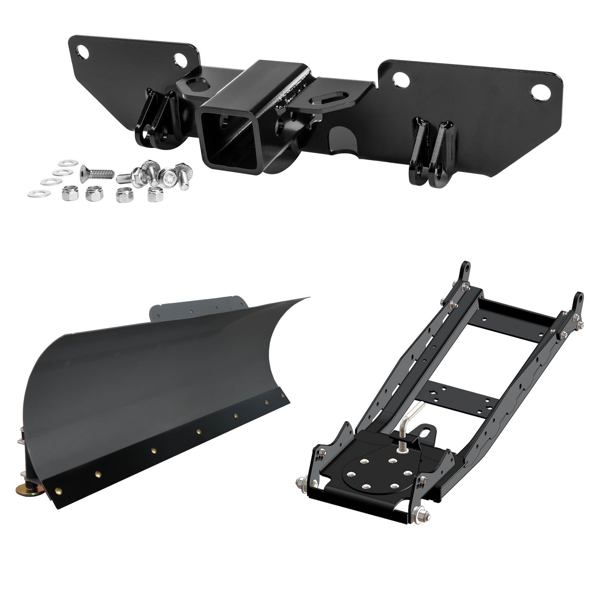 KFI UTV Snow Plow Kit For Arctic Cat Prowler Pro Crew 2019-2023-60" Steel Blade - 105060